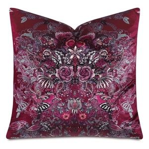 Eastern Accents -  Lisse Decorative Pillow, Cerise - 22"